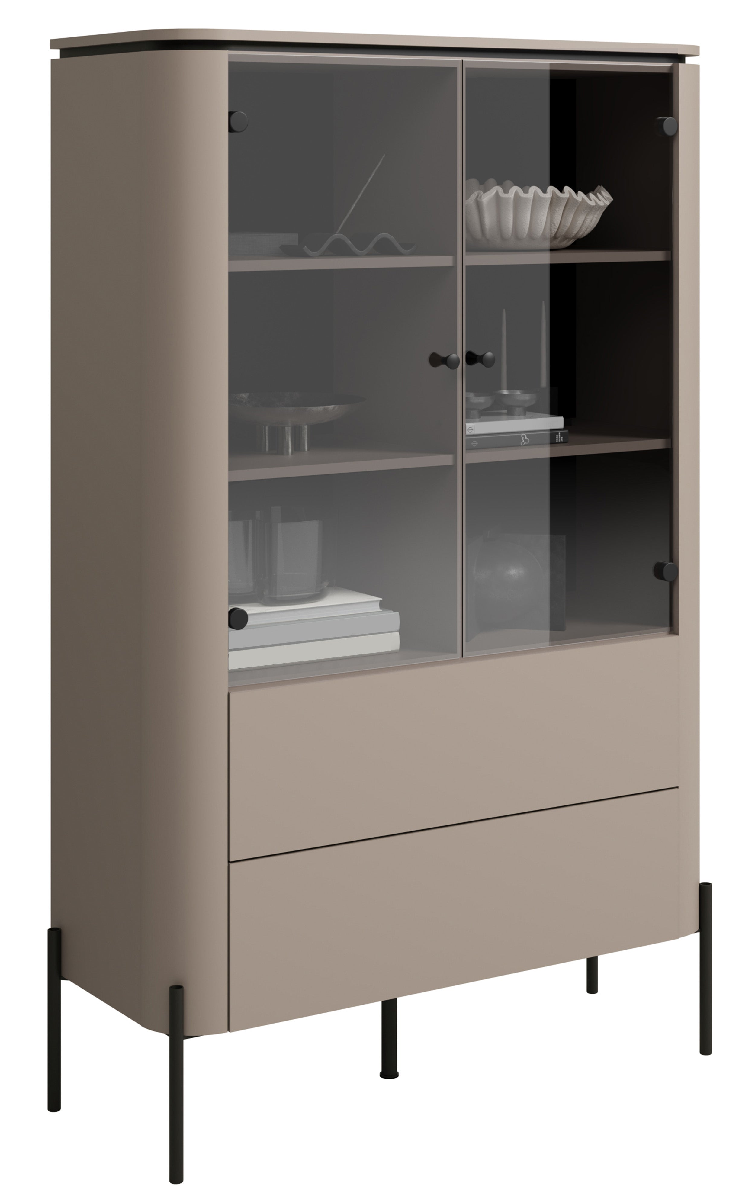 selsey-calderis-zweit-riger-vitrinenschrank-mit-zwei-schubladen-98-cm-congo image 7
