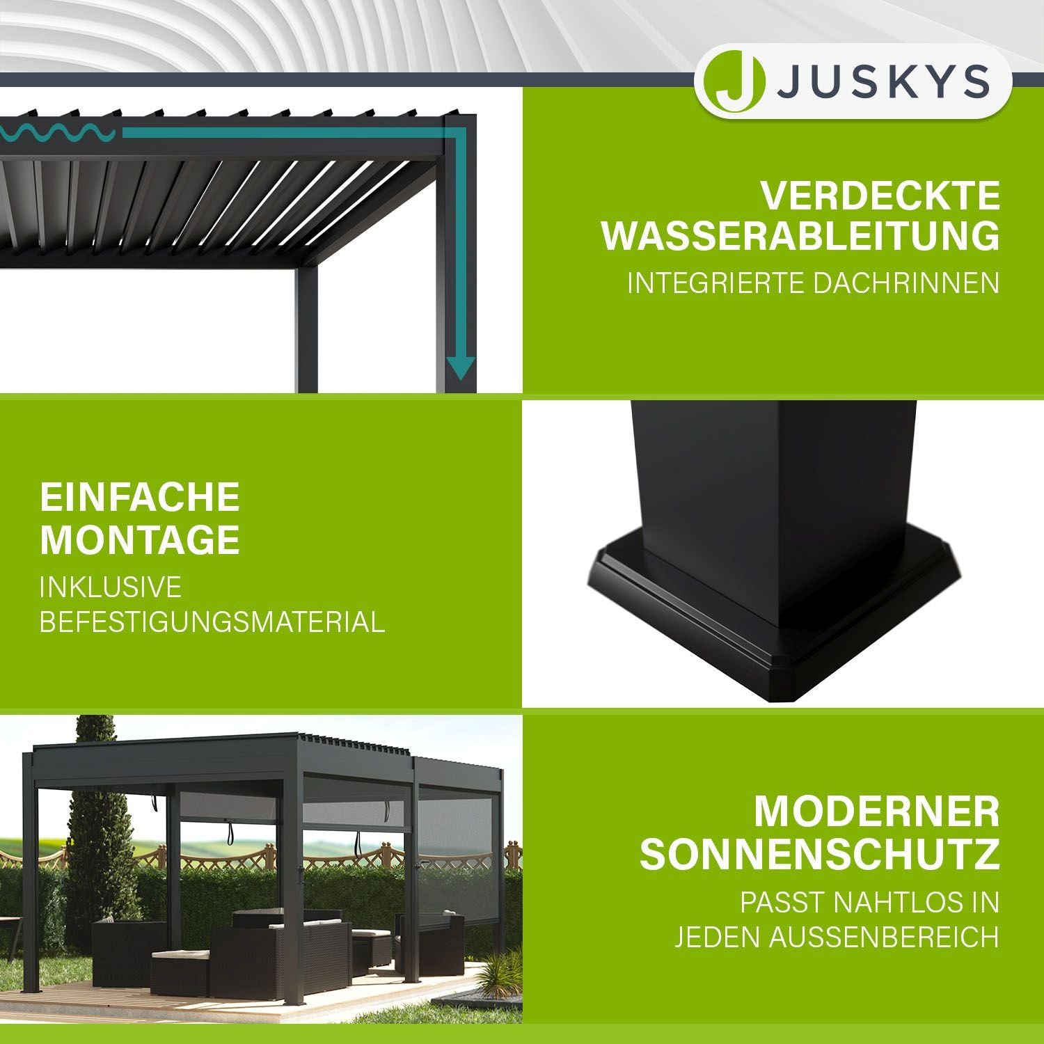 juskys-lamellendach-tahiti-3-x-5-9-m-mit-seitenwand-3-m-anthrazit image 3