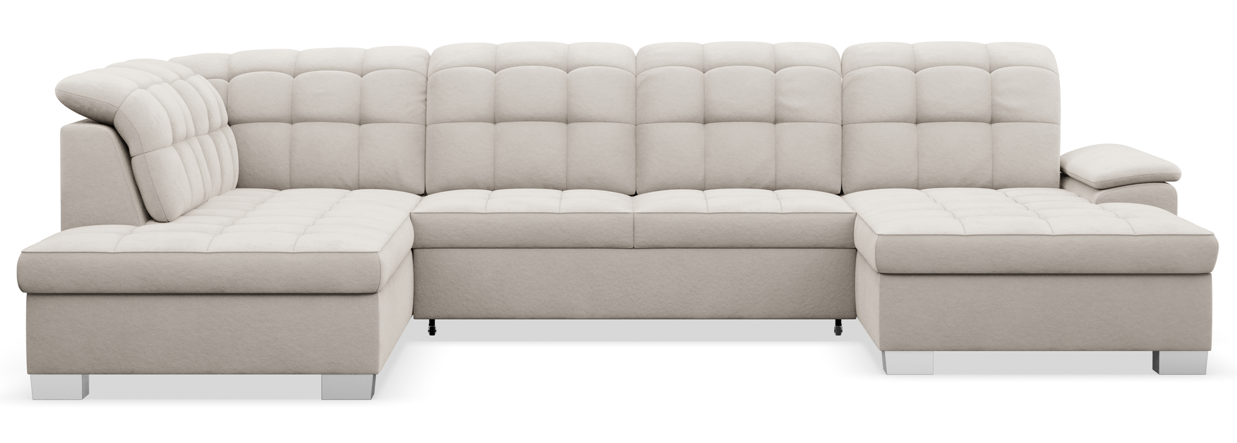 selsey-jamaal-ecksofa-u-form-rechts-mit-schlaffunktion-und-stauraum-grau-beiger- image 1