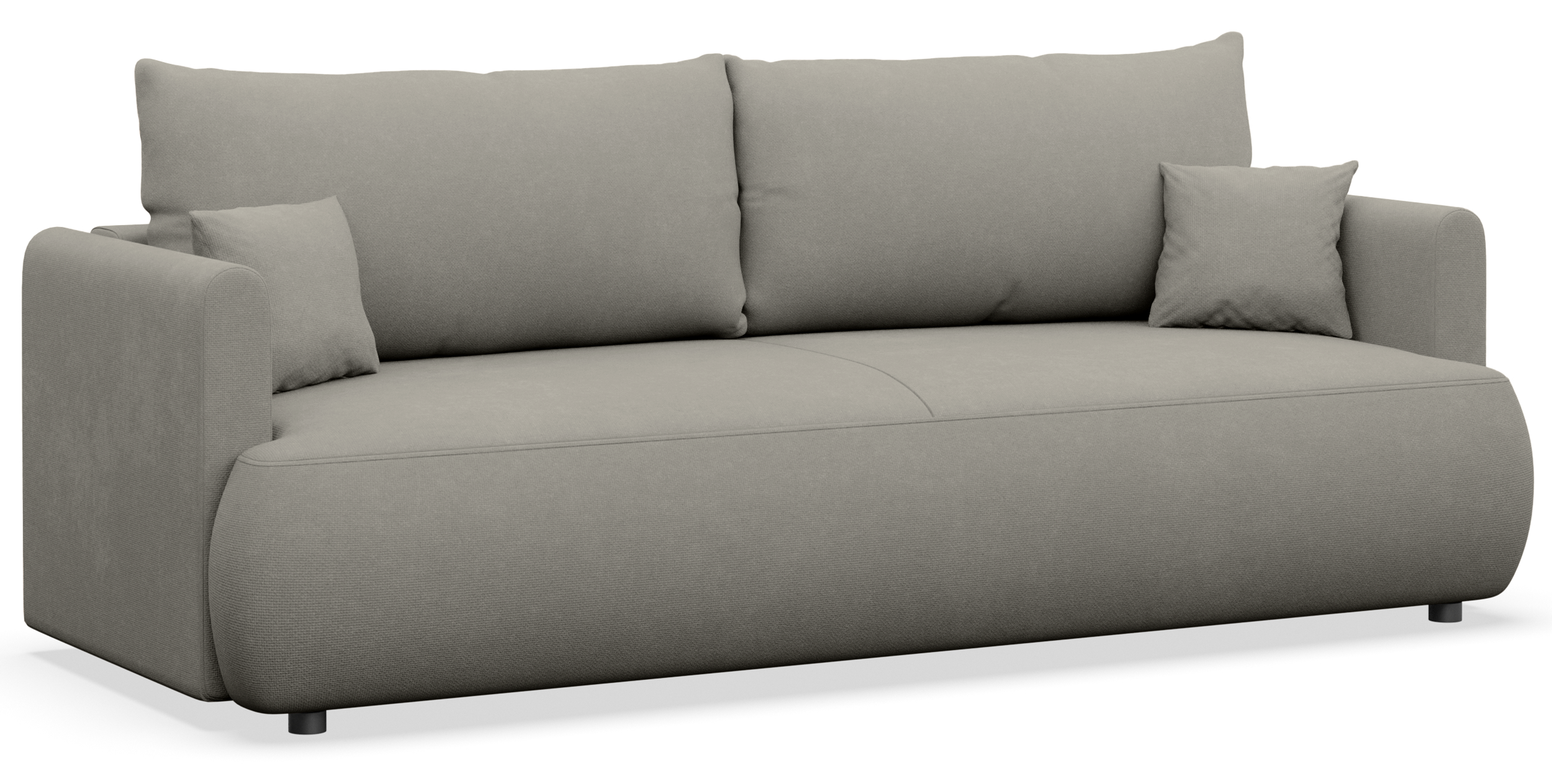 selsey-ovo-mini-3-sitzer-schlafsofa-mit-stauraum-hellgrau-chenille-pflegeleicht image 5
