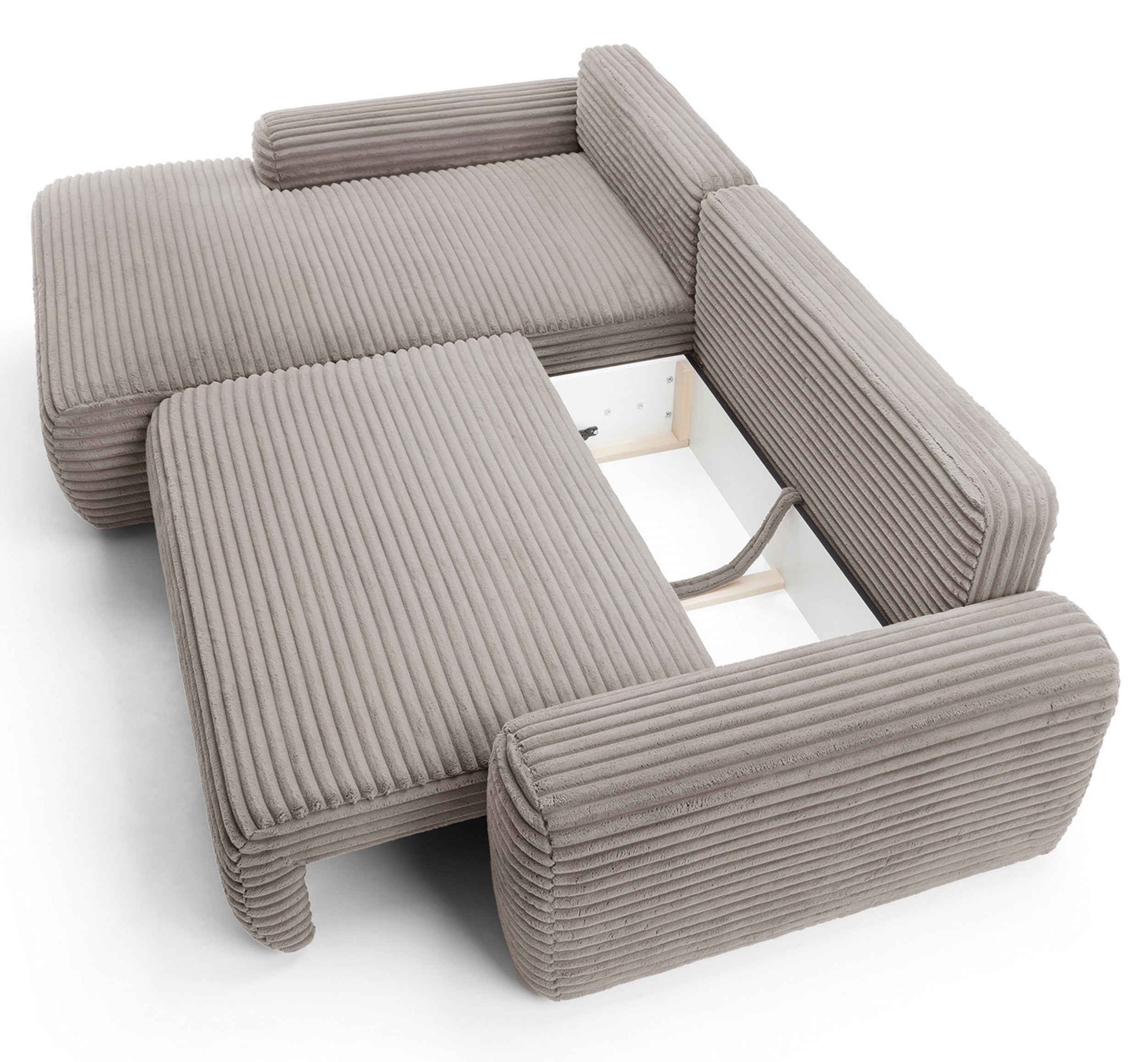 selsey-alferia-ecksofa-mit-schlaffunktion-l-links-mit-stauraum-grau-beiges-cord image 6