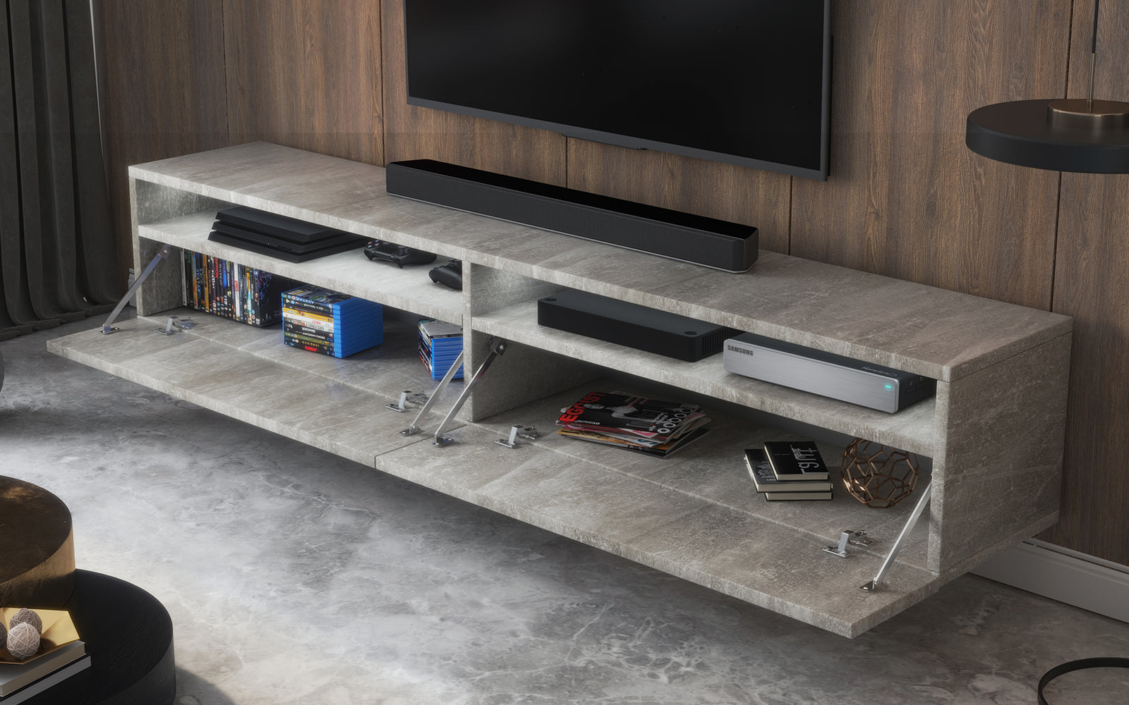 selsey-rednaw-tv-schrank-180-cm-beton-mit-beleuchtung image 4