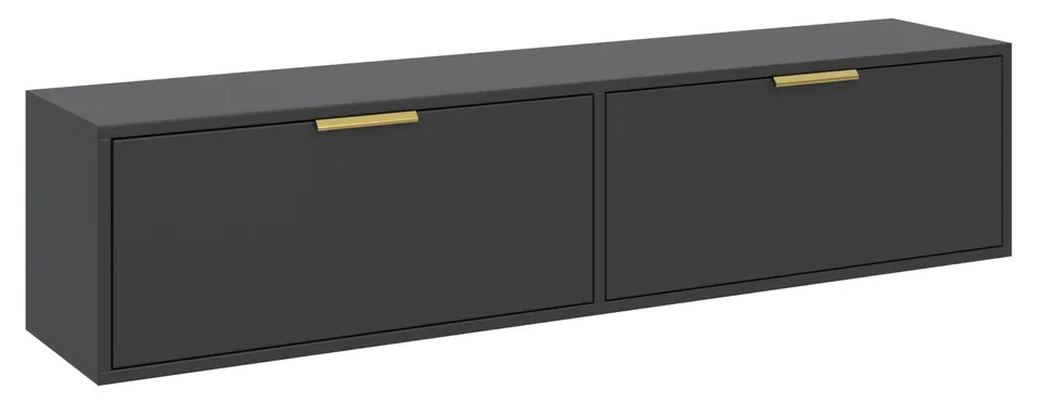 selsey-vena-h-ngender-tv-schrank-140-cm-mit-2-klappen-schwarz image 1