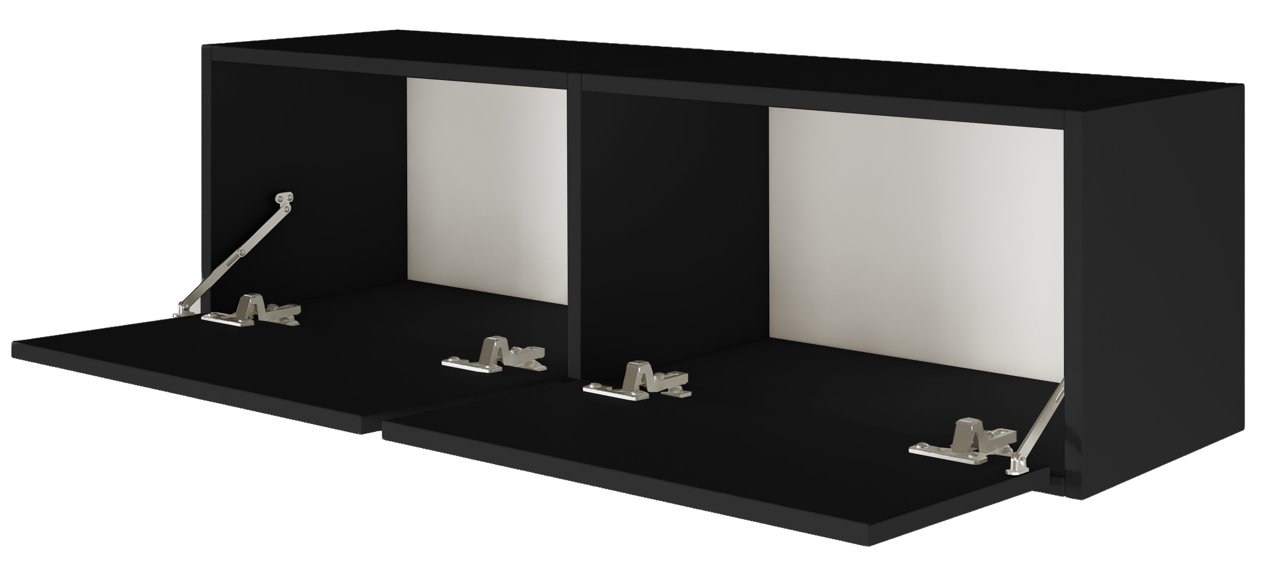 selsey-framme-h-ngender-tv-schrank-100-cm-schwarz-mit-zwei-klappen image 5