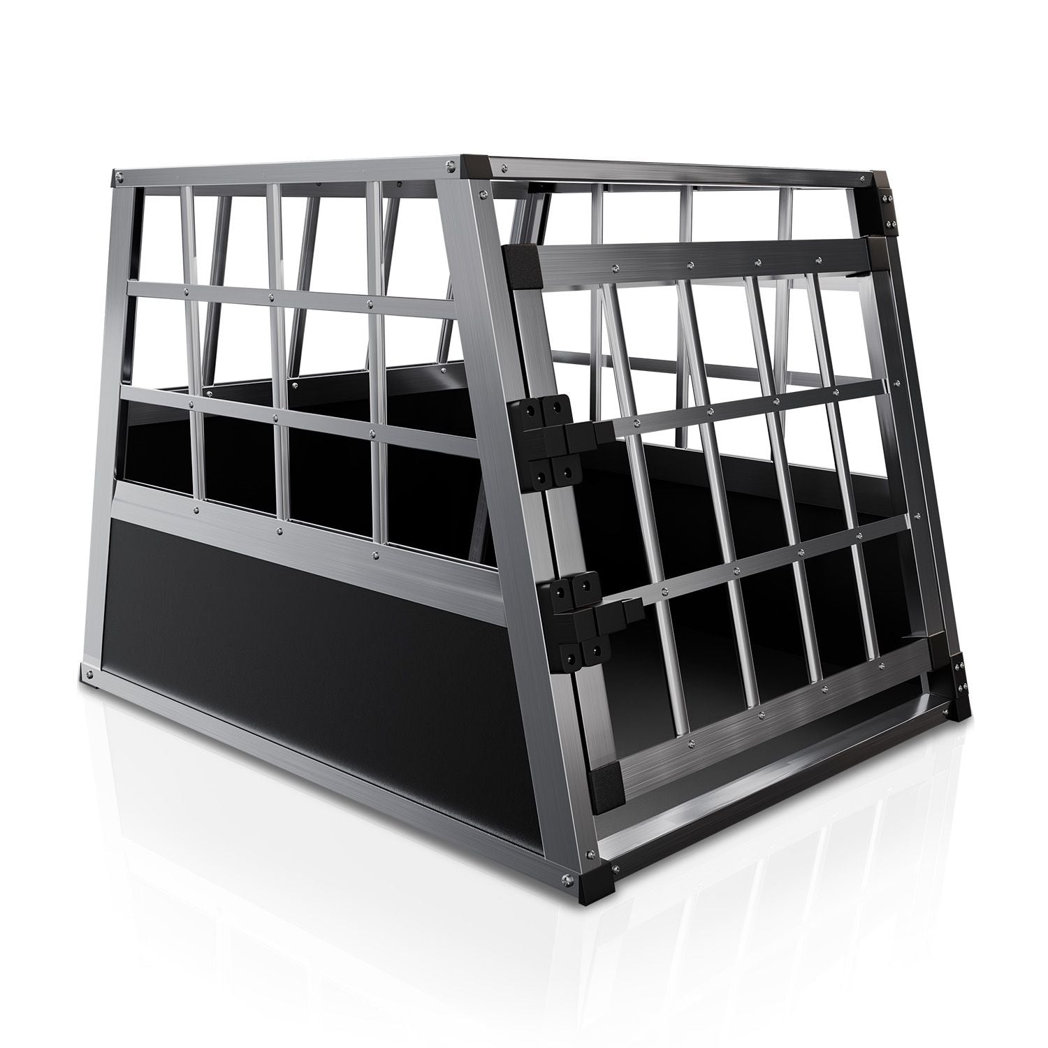 juskys-alu-hundetransportbox-m-hundebox-auto-f-r-kofferraum-und-r-cksitz image 1