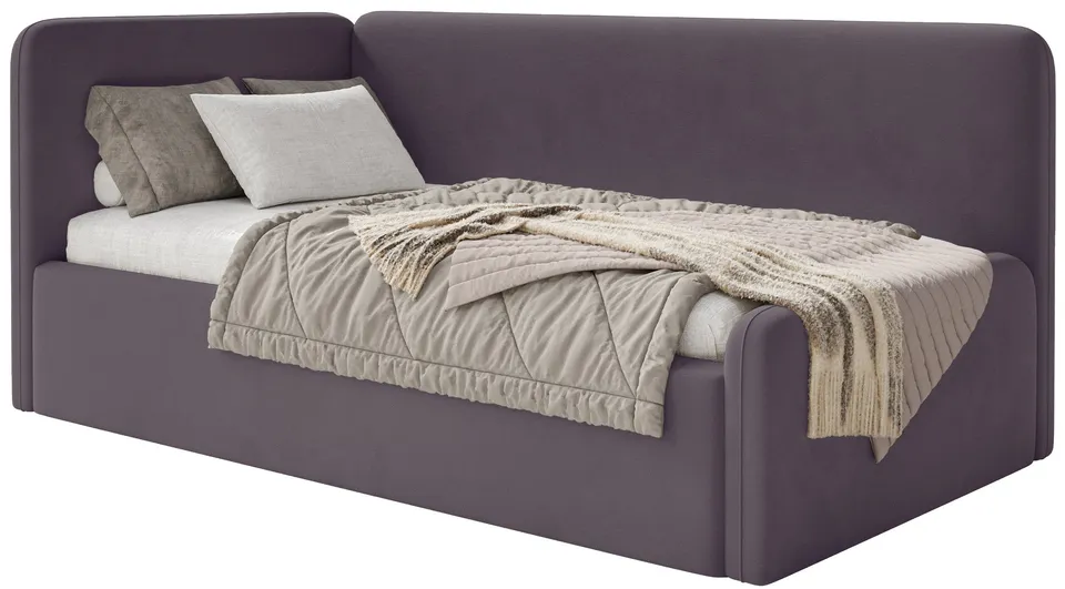 selsey-fanklo-jugendbett-120x200-cm-links-mit-stauraum-violetter-velours image 1