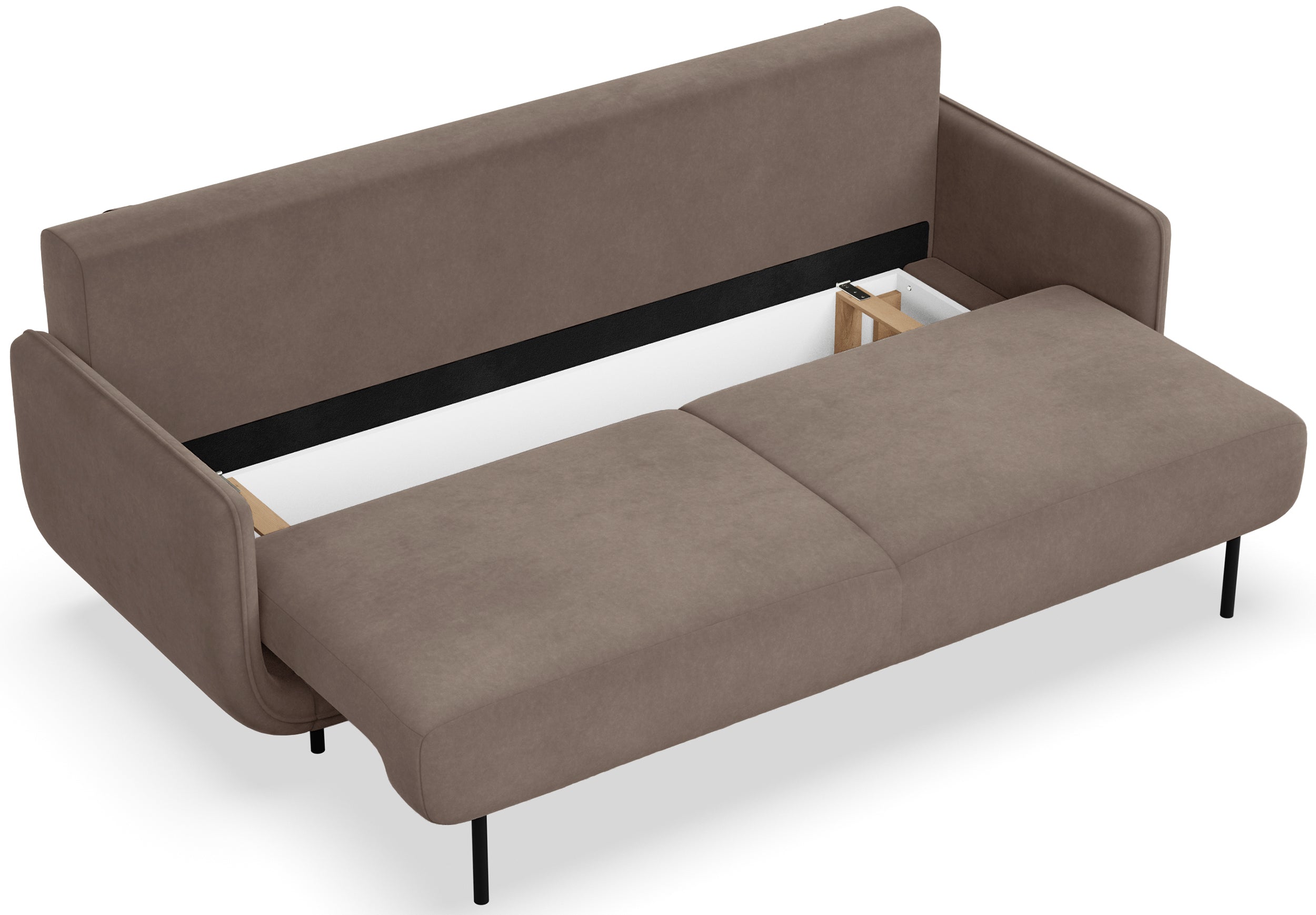 selsey-ovals-dreisitziges-ausklappbares-sofa-hellbrauner-samt image 4