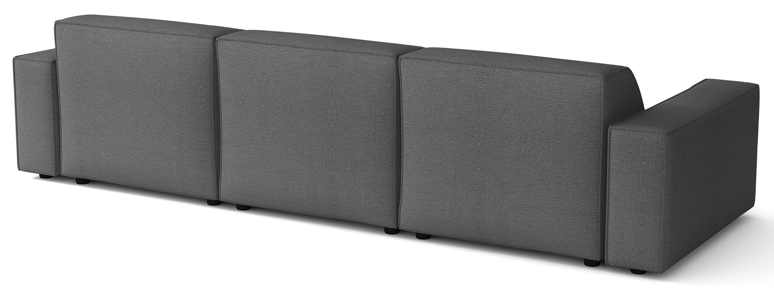 selsey-sellmo-modulares-ecksofa-l-form-rechts-dunkelgrauer-chenille-hydrophob image 4