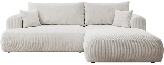 selsey-ovo-cord-ecksofa-mit-schlaffunktion-rechts-l-form-mit-stauraum-wei-er-cor image 1