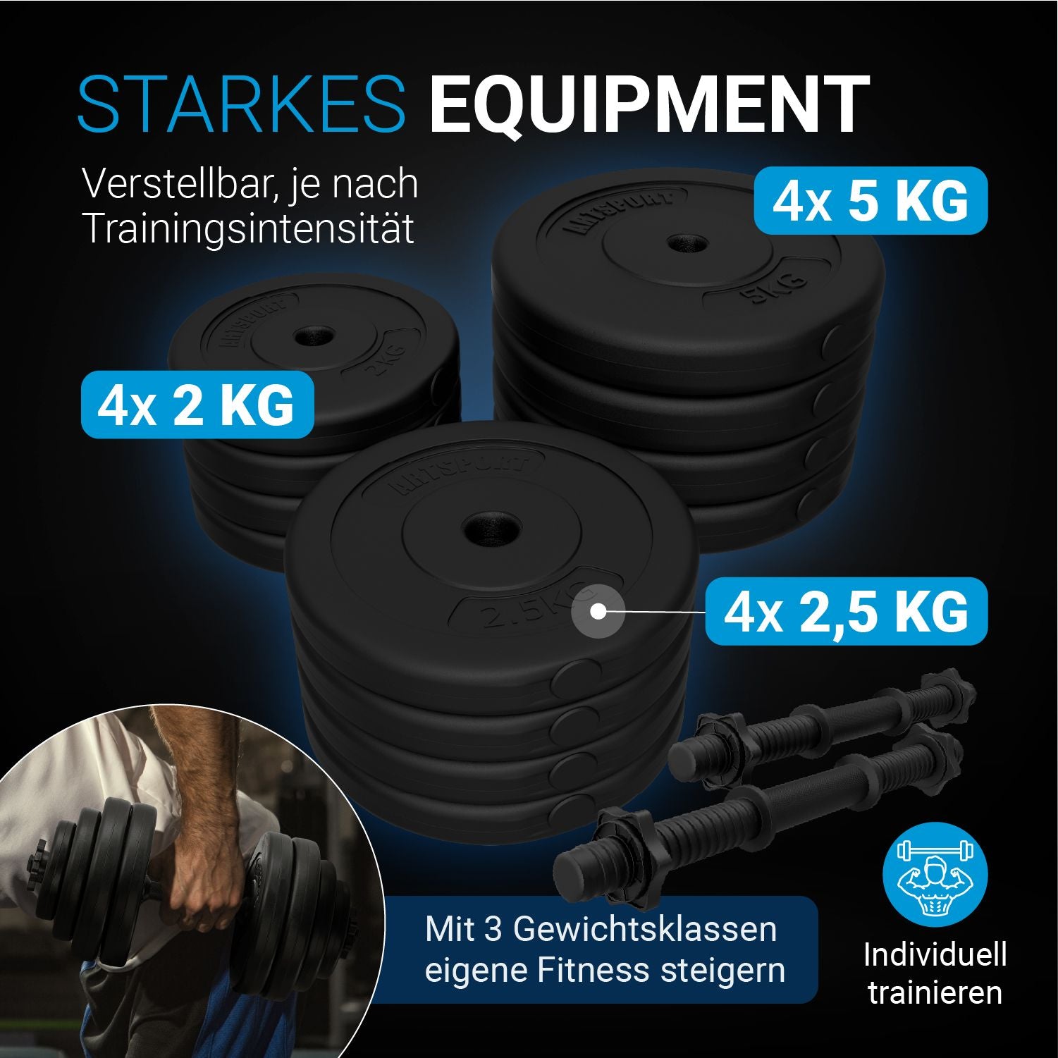 juskys-kurzhantelset-40-kg-mit-2-stangen-schwarz image 3