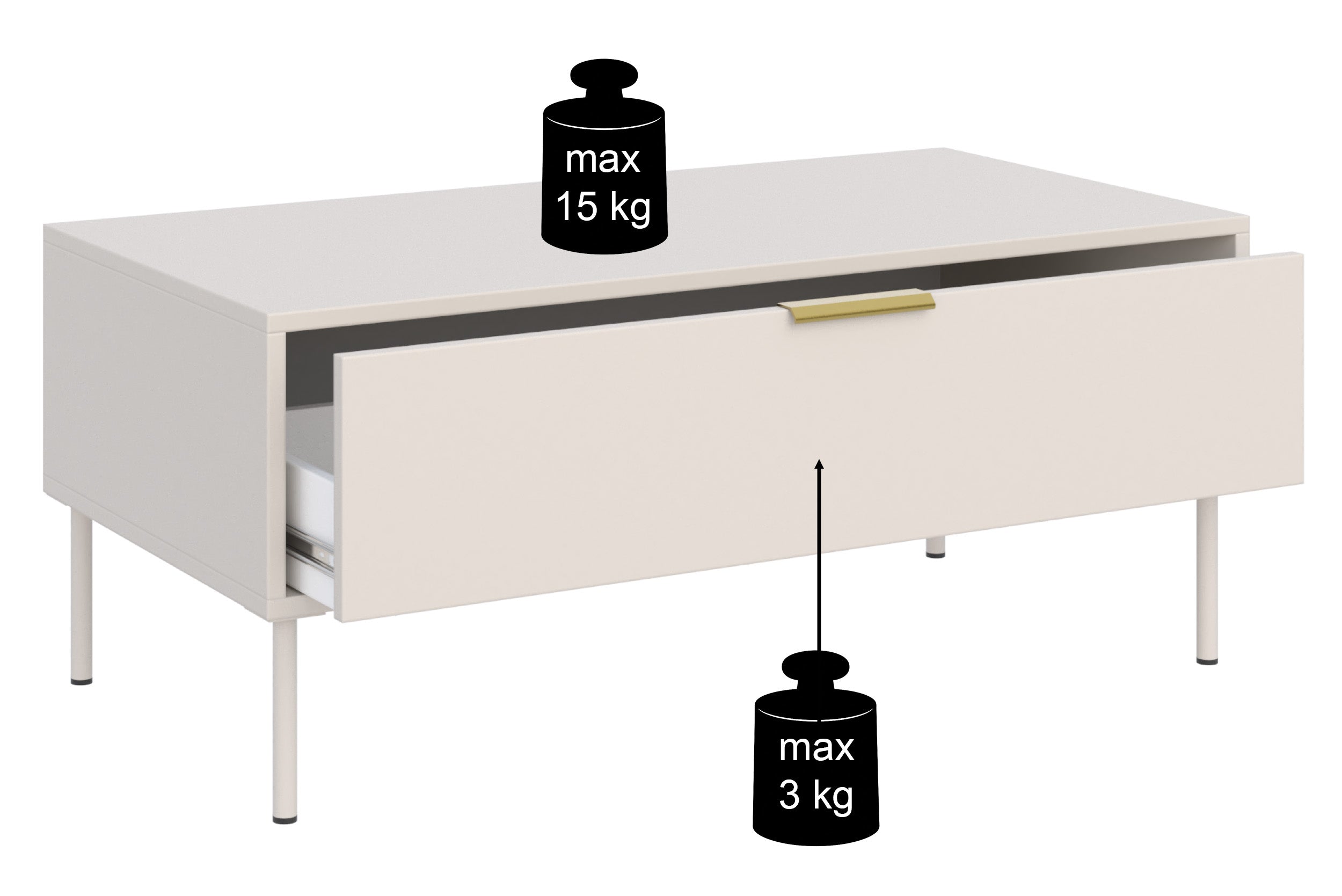 selsey-vena-couchtisch-100x50-cm-mit-schublade-wei image 7