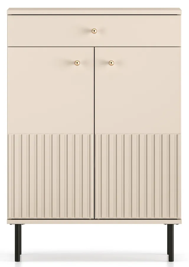 selsey-caletto-schuhschrank-68-cm-mit-schublade-beige-mit-lamellen image 1