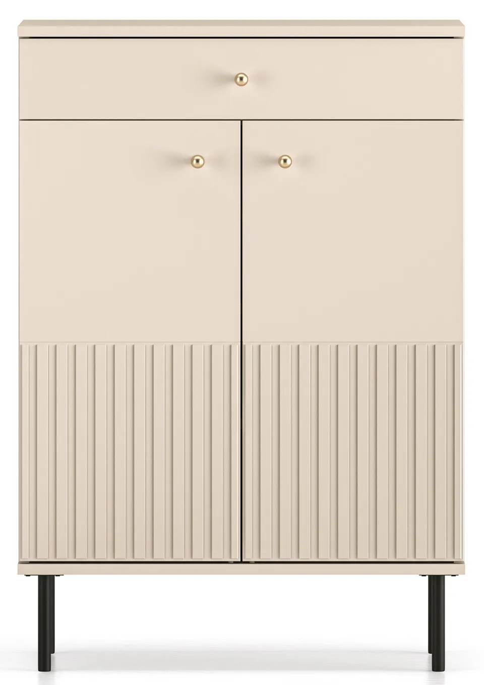 selsey-caletto-schuhschrank-68-cm-mit-schublade-beige-mit-lamellen image 1