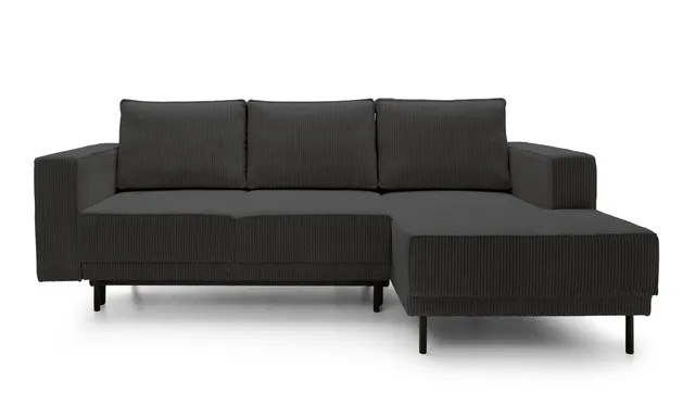 selsey-rodario-mini-ecksofa-l-f-rmig-mit-schlaffunktion-und-stauraum-cord-dunkel image 1