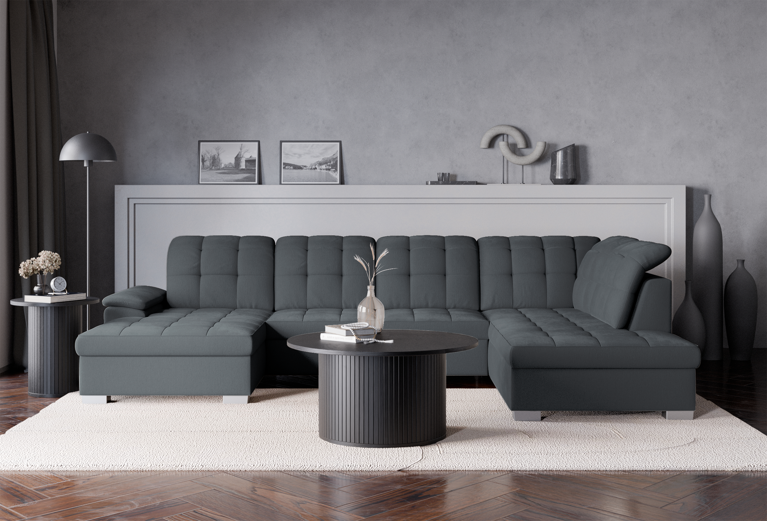 selsey-jamaal-ecksofa-u-f-rmig-links-mit-schlaffunktion-und-stauraum-dunkelgraue image 2