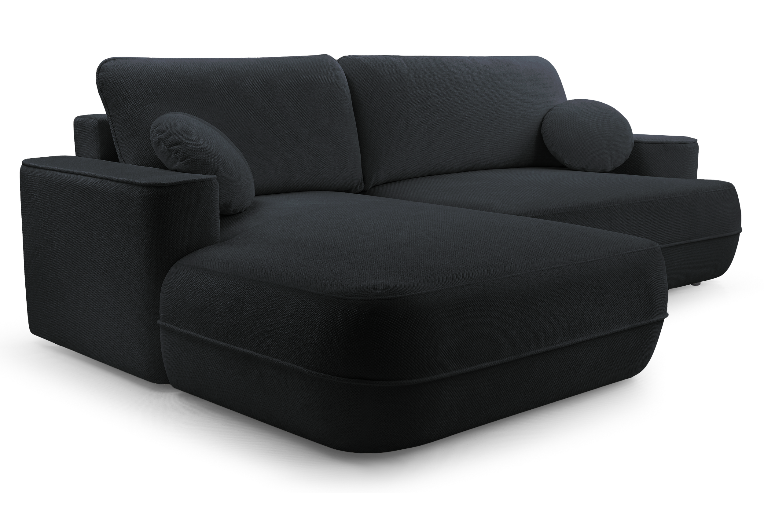 selsey-fuerro-ecksofa-l-links-mit-schlaffunktion-und-stauraum-schwarz-wasserabwe image 3