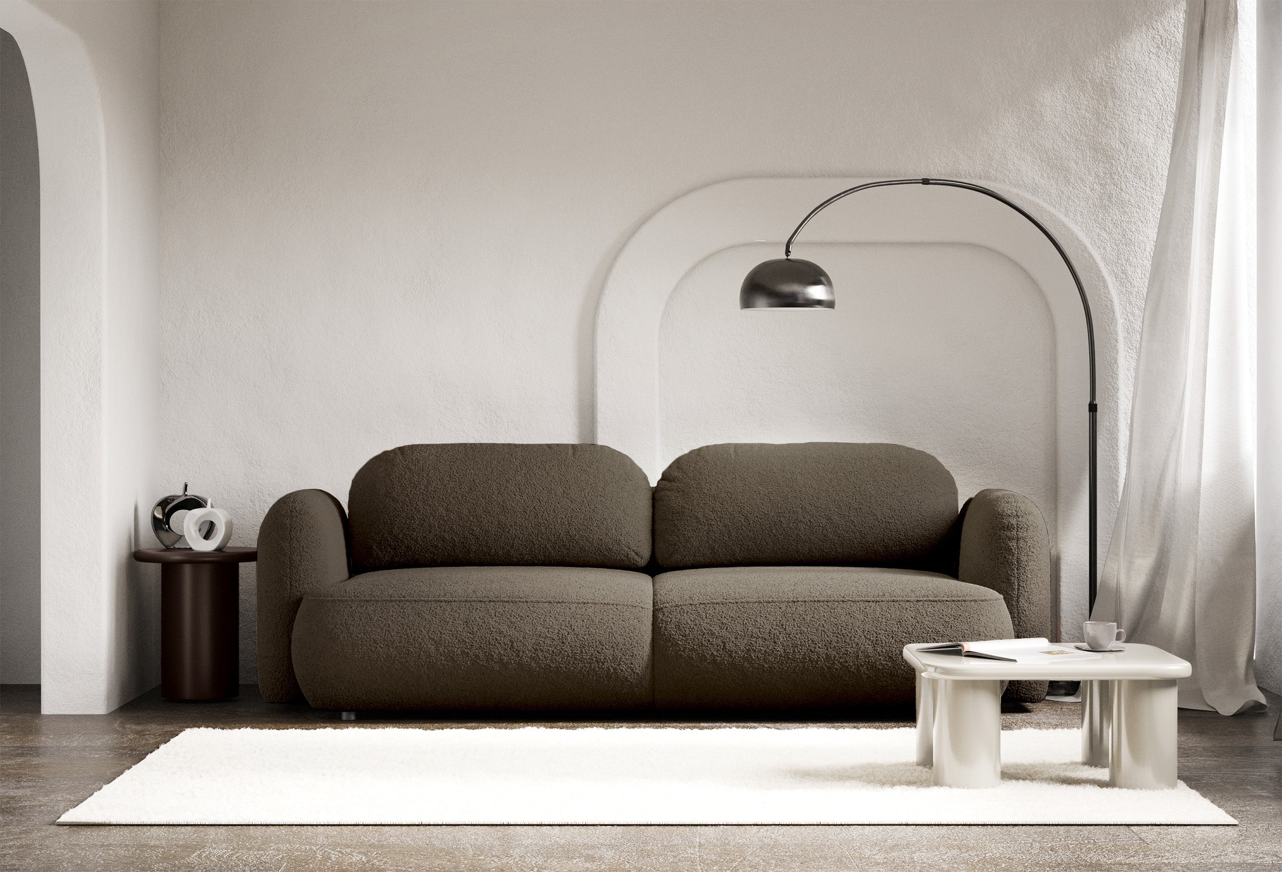 selsey-tvoya-dreisitziges-schlafsofa-ausklappbar-braunes-boucl image 8