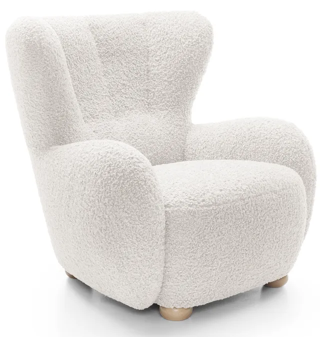 selsey-milele-schalensitzstuhl-creme-boucl-mit-buchenholzbeinen image 1