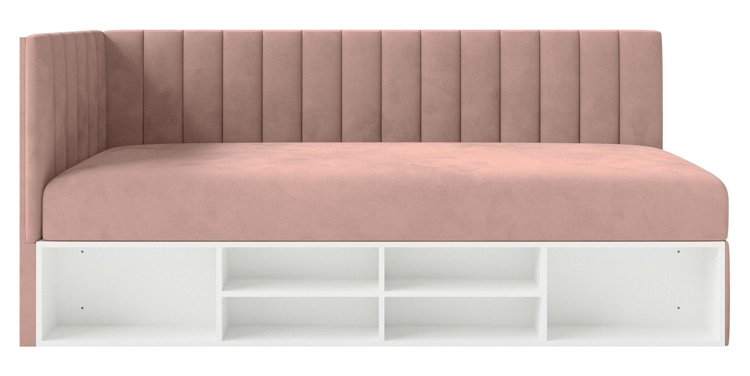 selsey-ventrio-jugendbett-90x200-cm-links-hellrosa-velours-mit-stauraum image 6