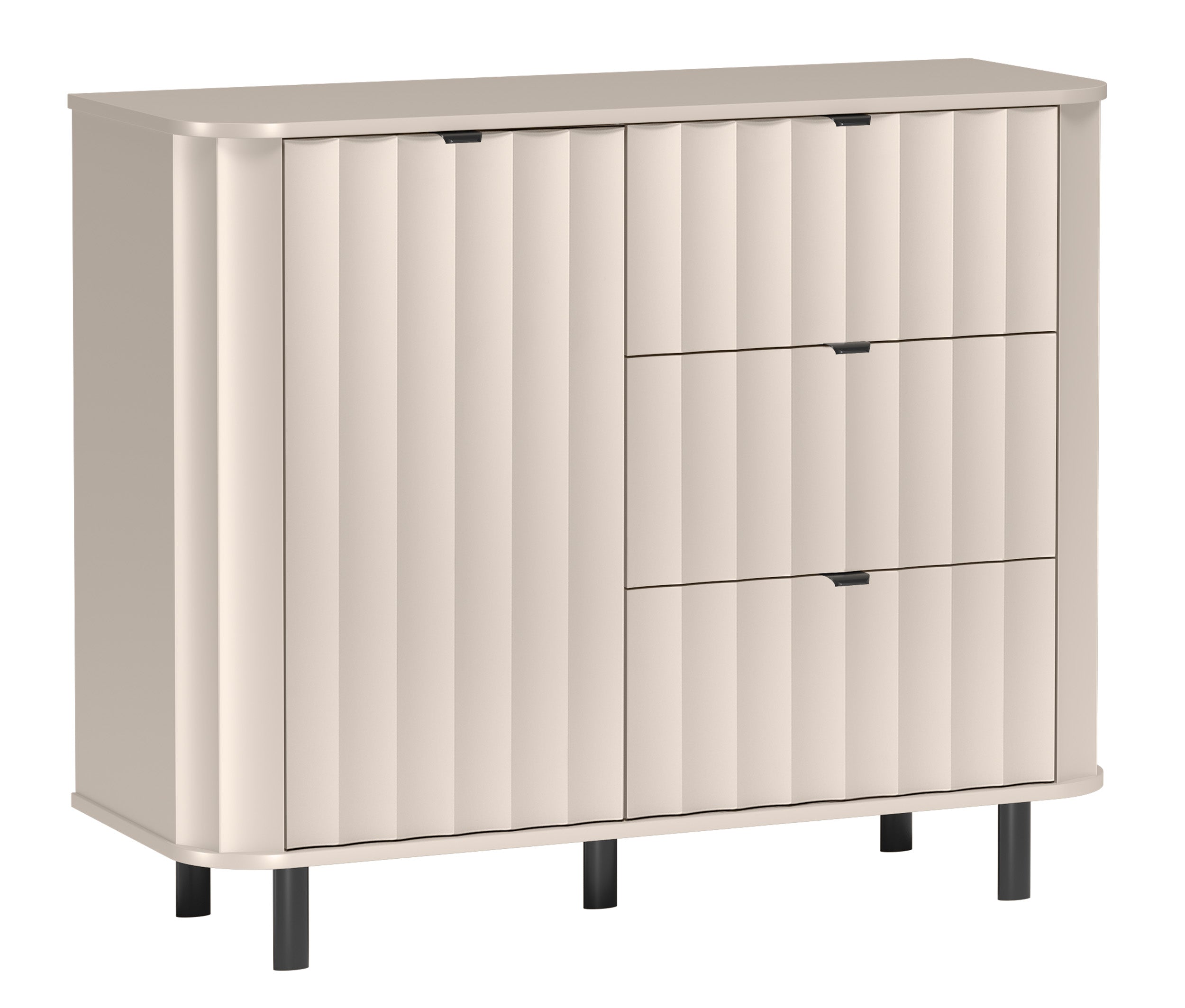 selsey-novado-kommode-mit-1-t-r-und-3-schubladen-111-cm-kaschmir image 1