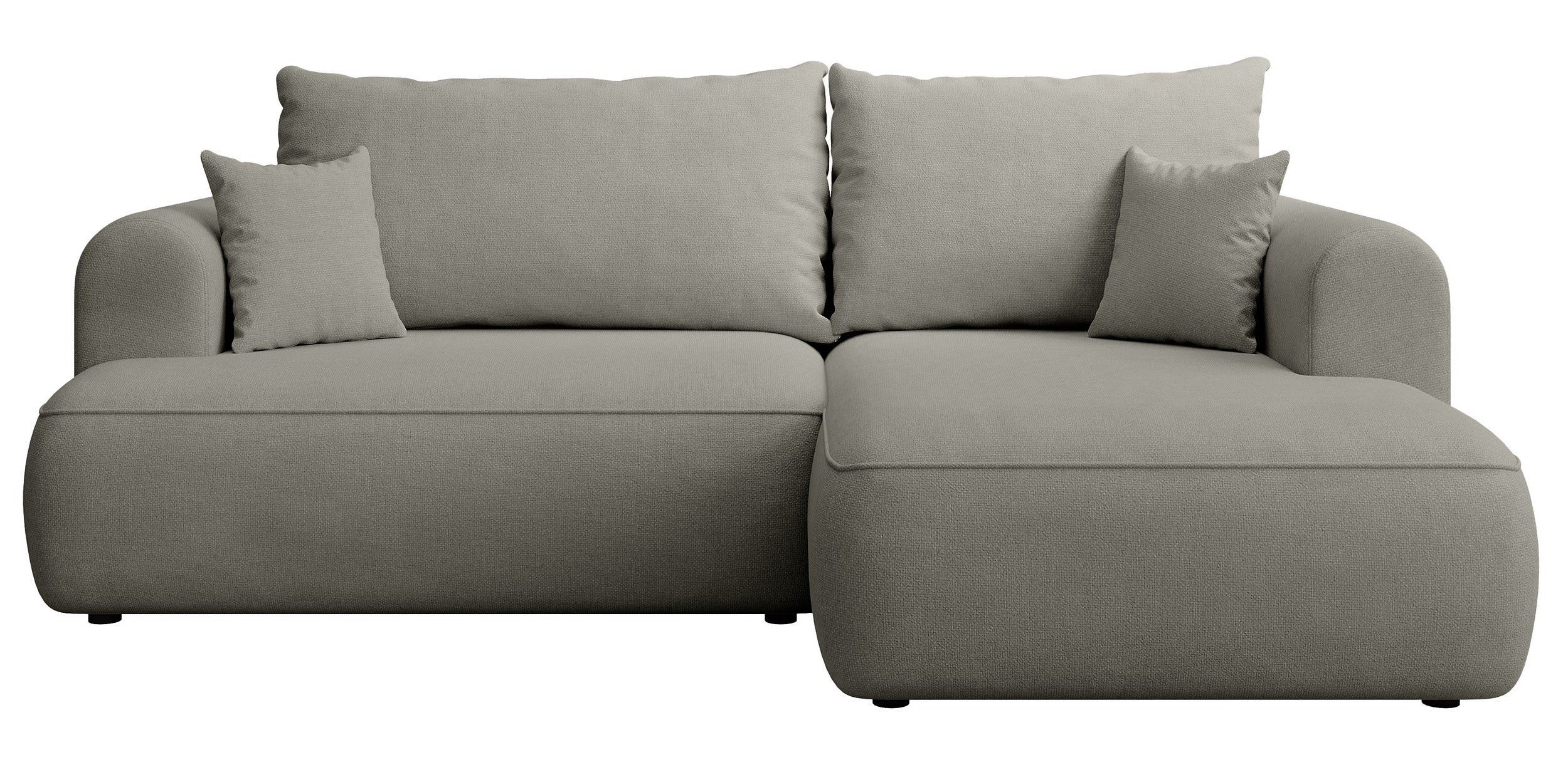 selsey-ovo-mini-ecksofa-mit-schlaffunktion-rechts-hellgrau-chenille-mit-stauraum image 1