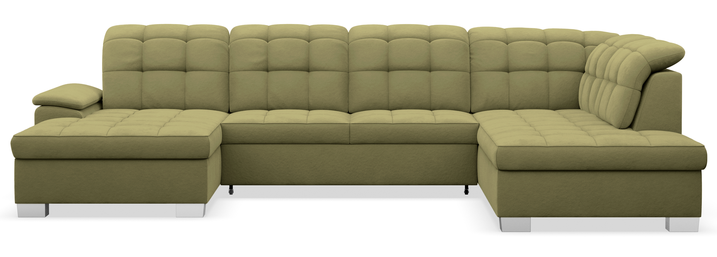 selsey-jamaal-ecksofa-mit-schlaffunktion-u-f-rmig-links-mit-stauraum-olivgr-n-sa image 1