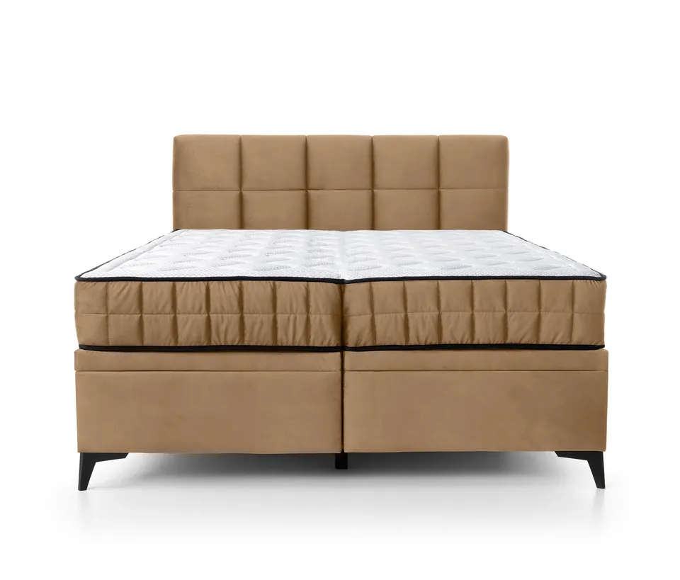 selsey-beriano-kontinentales-bett-160x200-cm-mit-stauraum-und-matratze-beiger-sa image 1