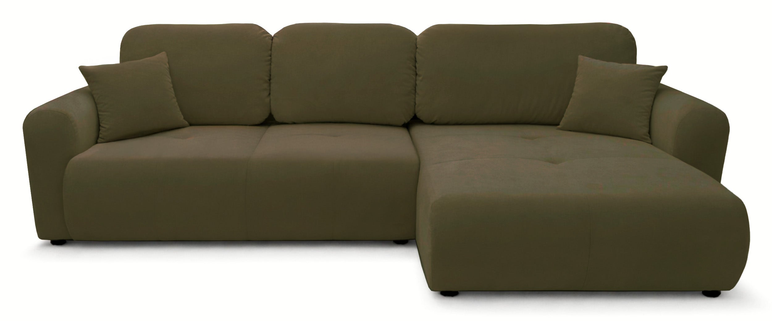 selsey-olido-l-ecksofa-mit-schlaffunktion-und-stauraum-olivgr-n-hydrophober-samt image 1
