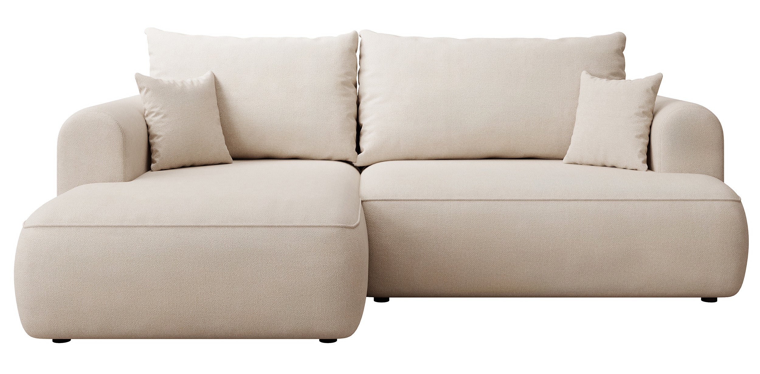 selsey-ovo-mini-ecksofa-mit-schlaffunktion-l-form-links-creme-chenille-mit-staur image 1