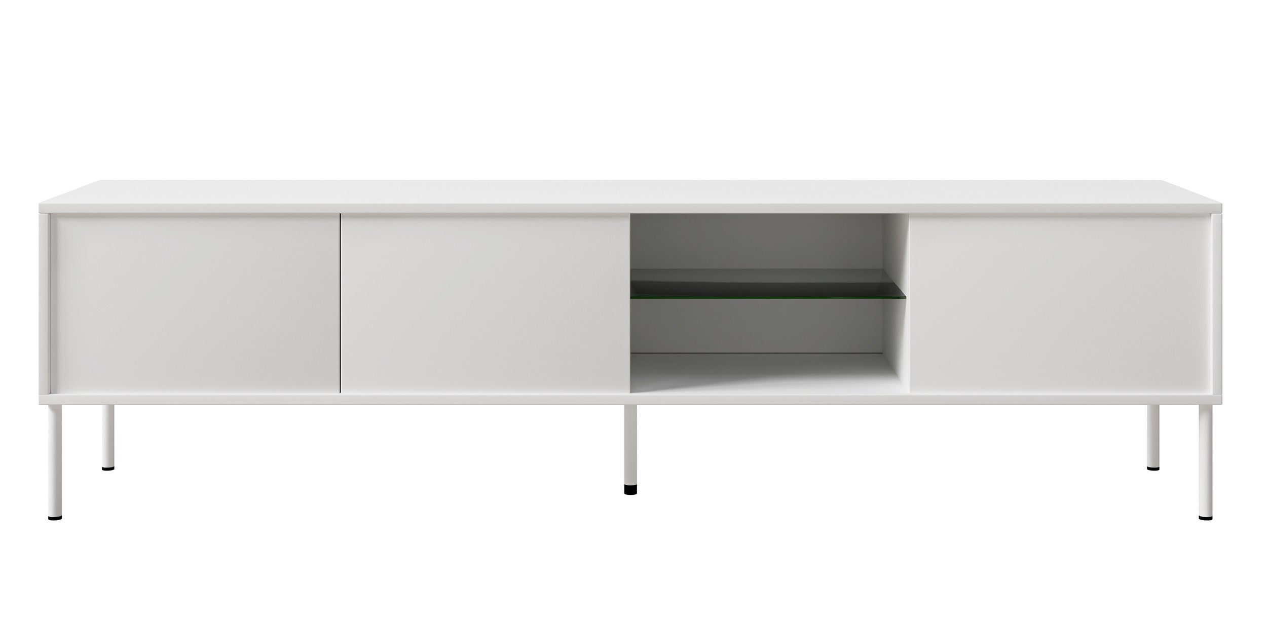 selsey-modity-dreht-riger-tv-schrank-175-cm-wei-mit-glasablage-und-beleuchtung image 3