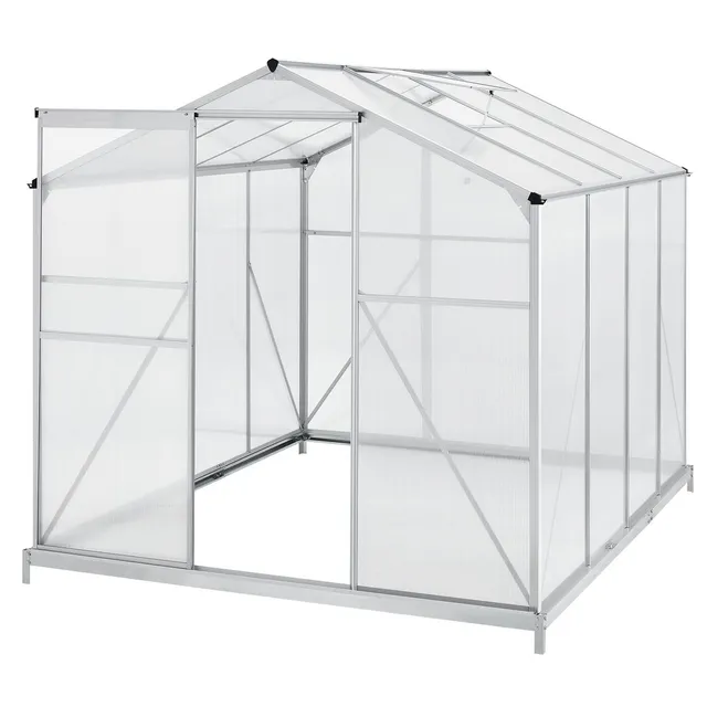 juskys-aluminium-gew-chshaus-190x253-cm-4-75-m-mit-fundament-und-dachfenster image 1