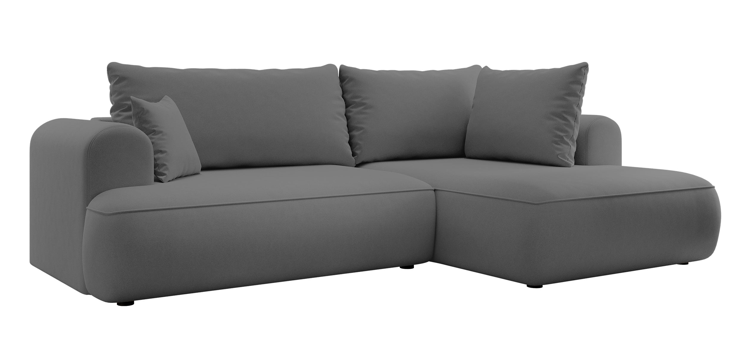 selsey-ovo-ecksofa-mit-schlaffunktion-l-form-rechtsseitig-dunkelgrau-samt-mit-st image 4