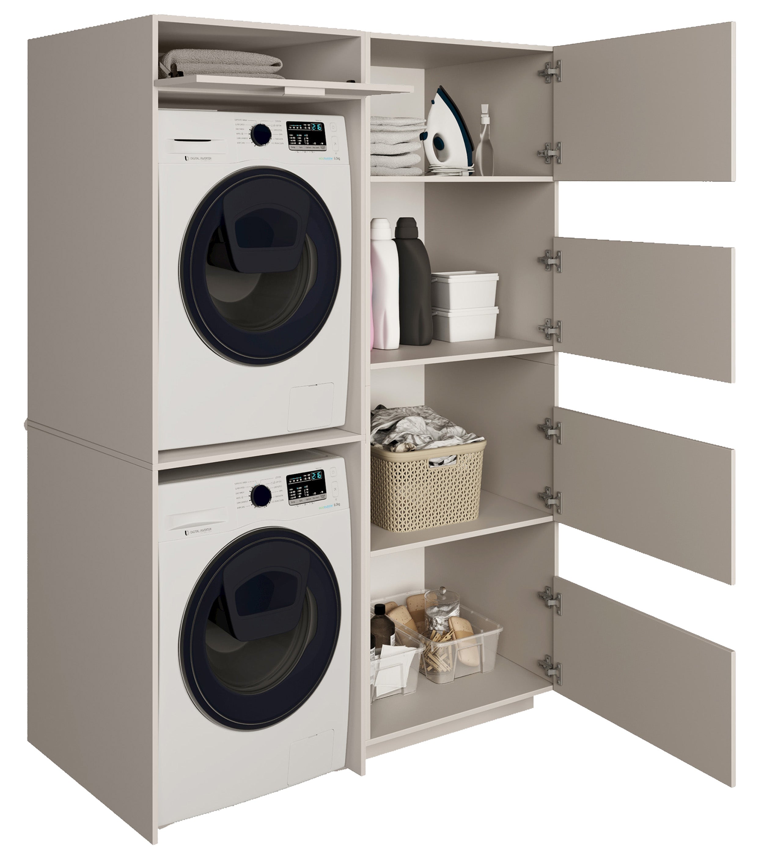 selsey-holv-badezimmerm-bel-set-mit-schrank-ber-der-waschmaschine-135-cm-kaschmi image 3