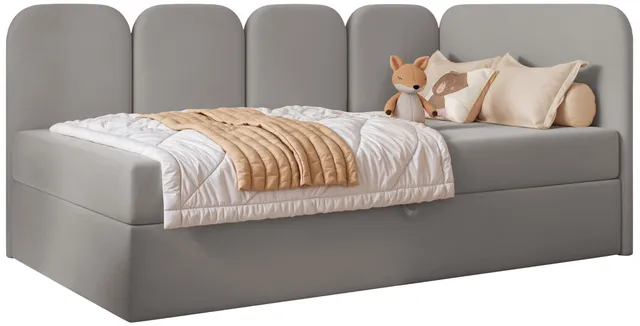 selsey-nubini-jugendbett-90x200-cm-rechtsseitig-mit-stauraum-grauer-velours-wass image 1