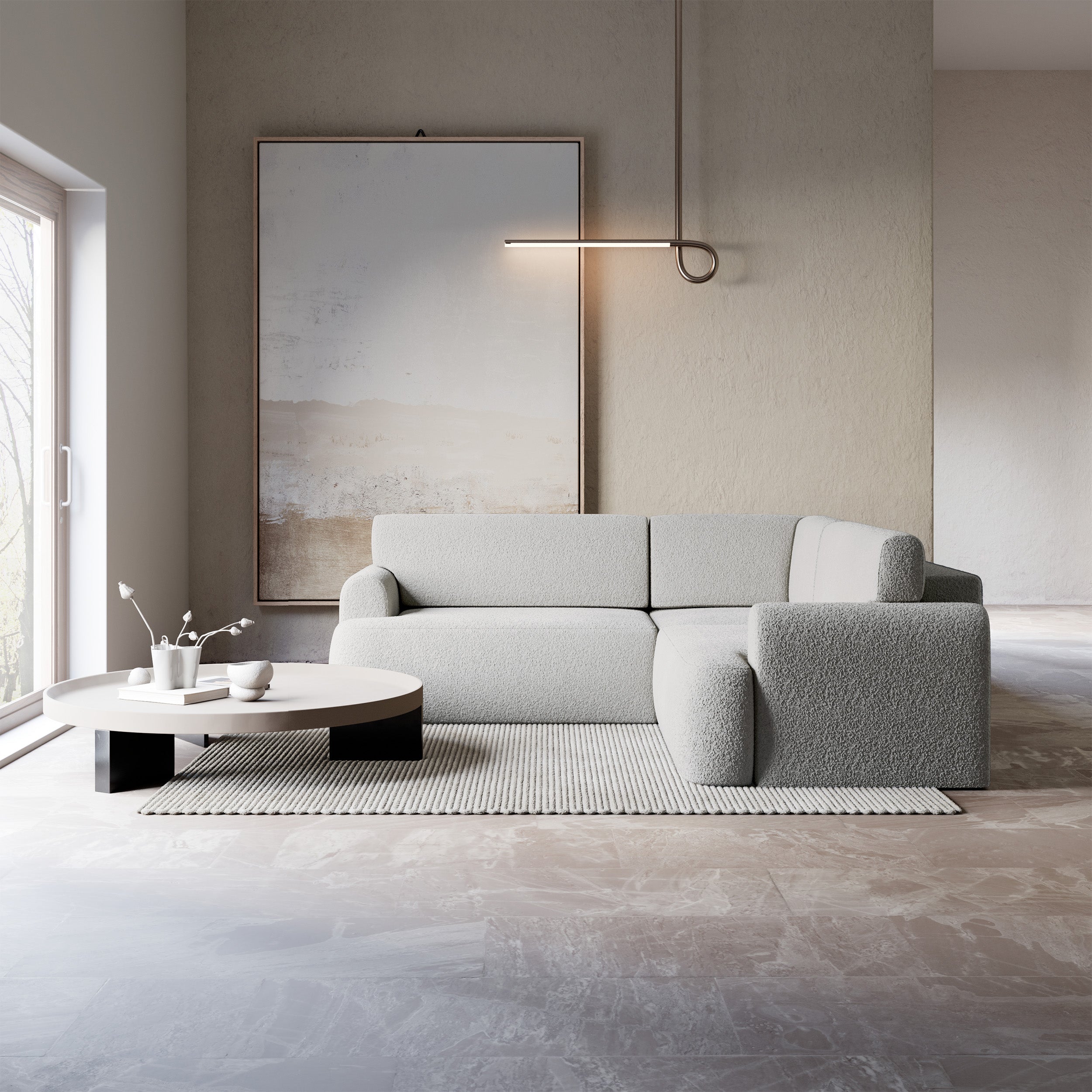 selsey-kaveo-ecksofa-l-f-rmig-mit-schlaffunktion-in-grau-beige-pl-sch image 2