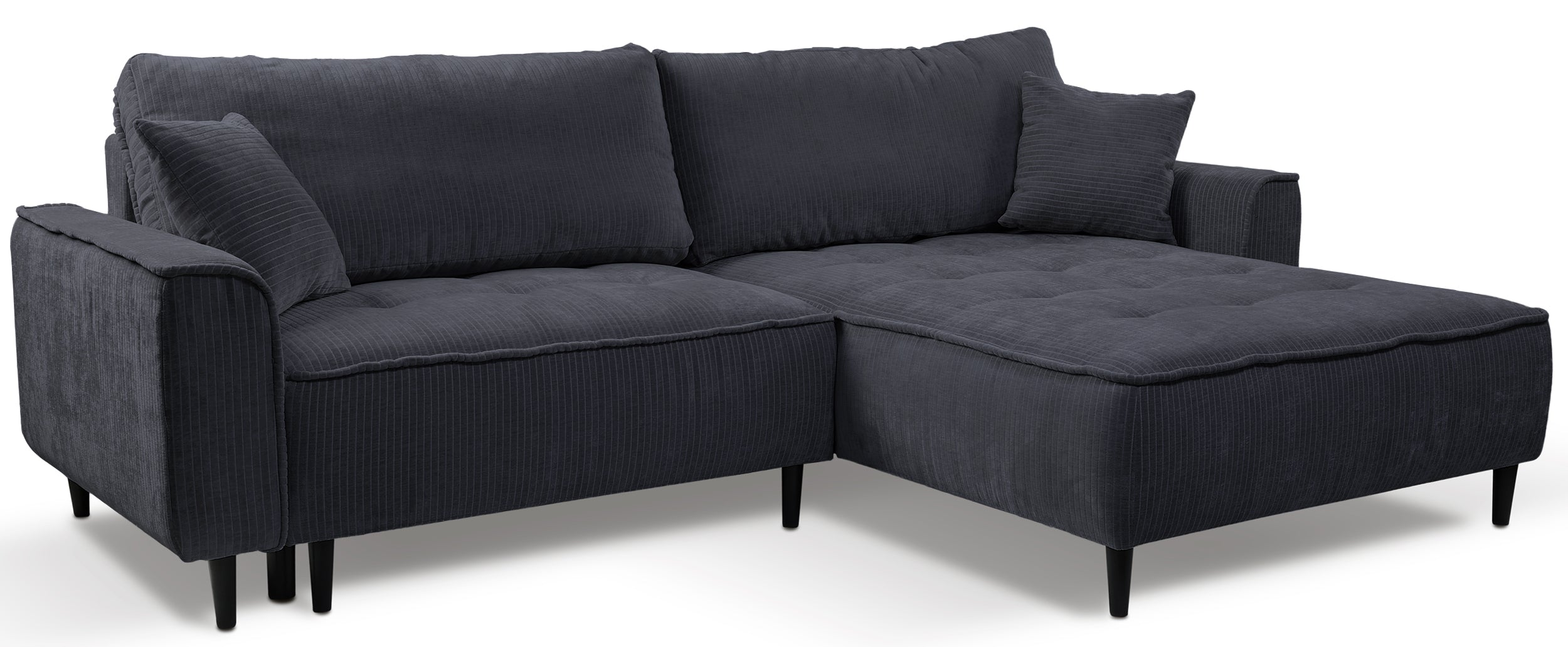 selsey-blues-ecksofa-mit-schlaffunktion-l-form-rechts-graphit-cord-mit-stauraum image 1
