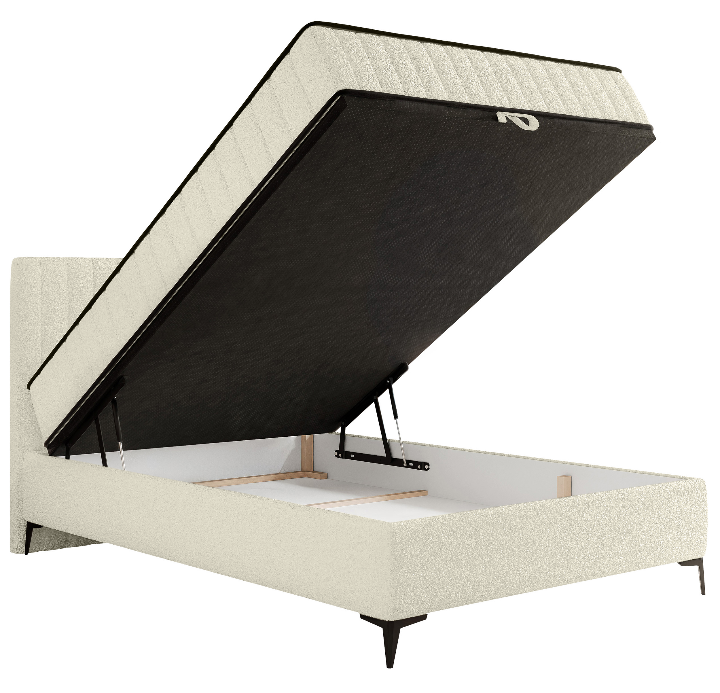 selsey-mufasso-kontinentales-bett-140x200-cm-mit-stauraum-cremefarbenes-boucl image 6