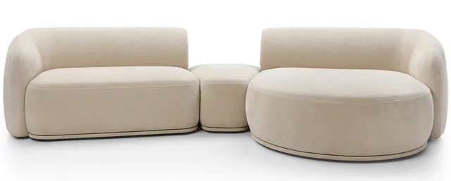 selsey-bommo-modulare-eckcouch-l-f-rmig-mit-pouf-rechtsseitig-beige-chenille image 1