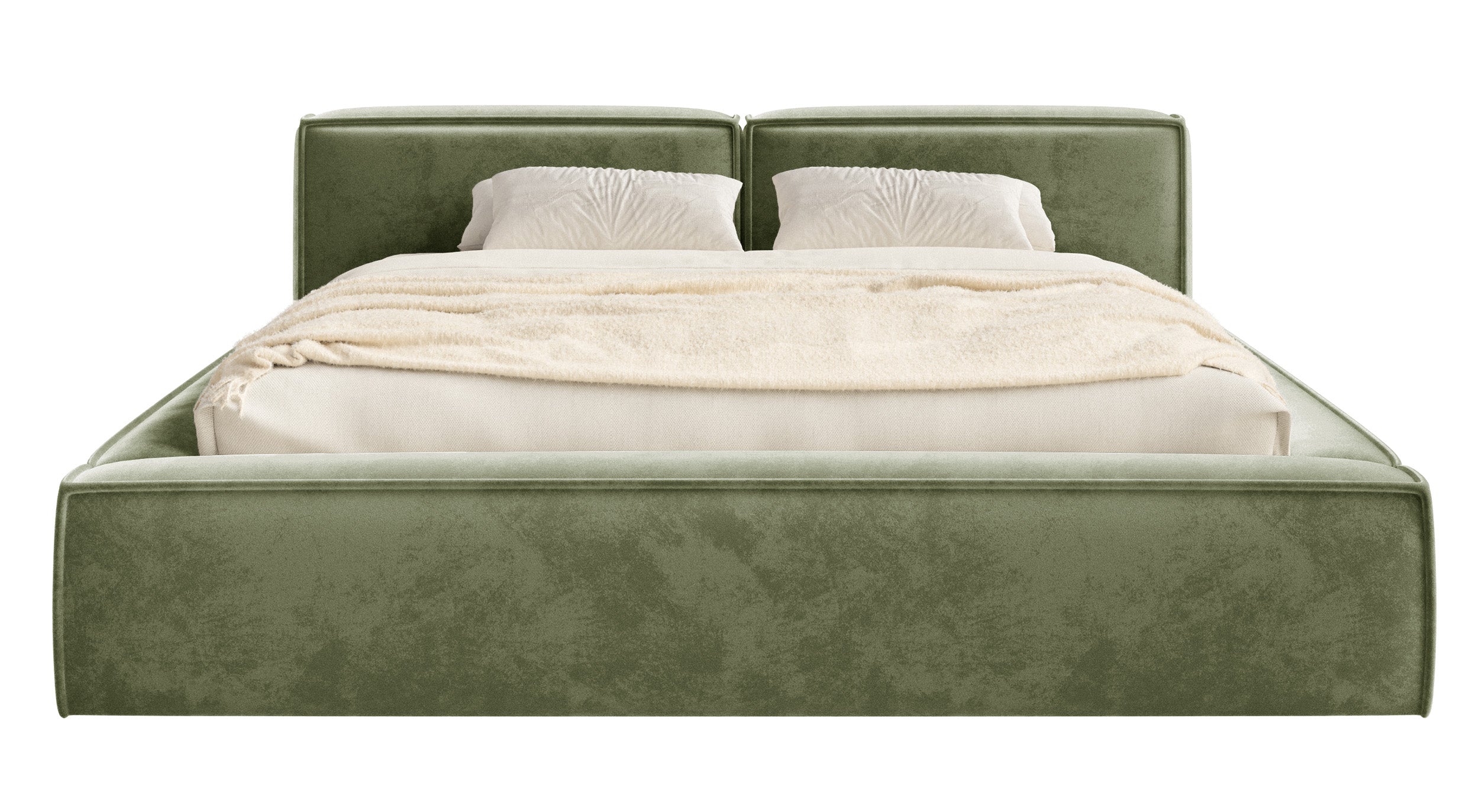 selsey-tilves-slim-low-polsterbett-200x200-cm-mit-stauraum-olivgr-ner-samt-metal image 5