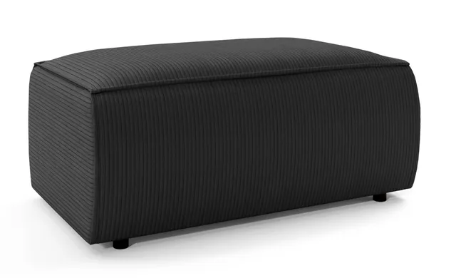 selsey-farese-cordhocker-pouf-dunkelgrau-cord image 1