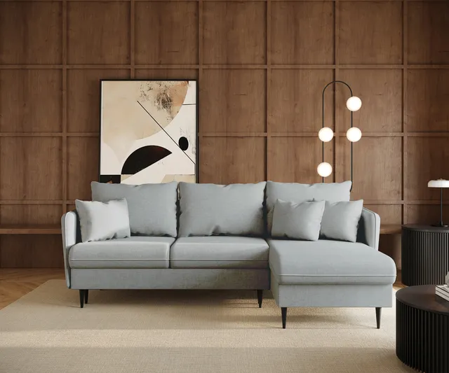 selsey-volio-ecksofa-l-f-rmig-mit-schlaffunktion-graue-chenille-schwarze-beine image 1
