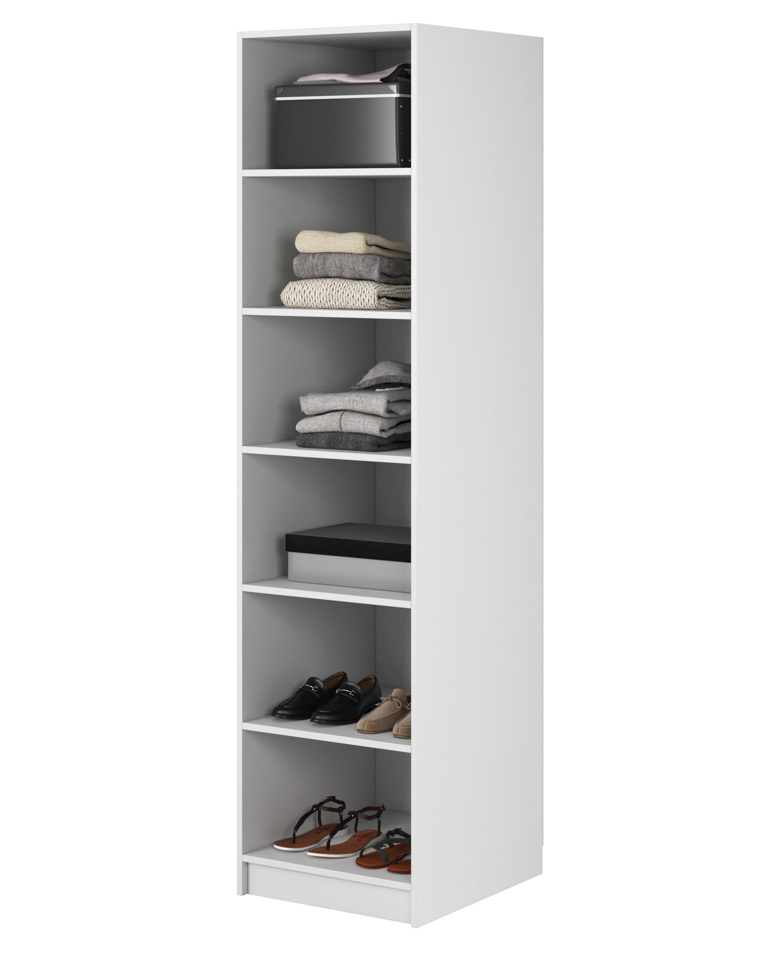 selsey-moonir-kleiderschrank-50-cm-eint-rig-mit-regalen-wei image 3