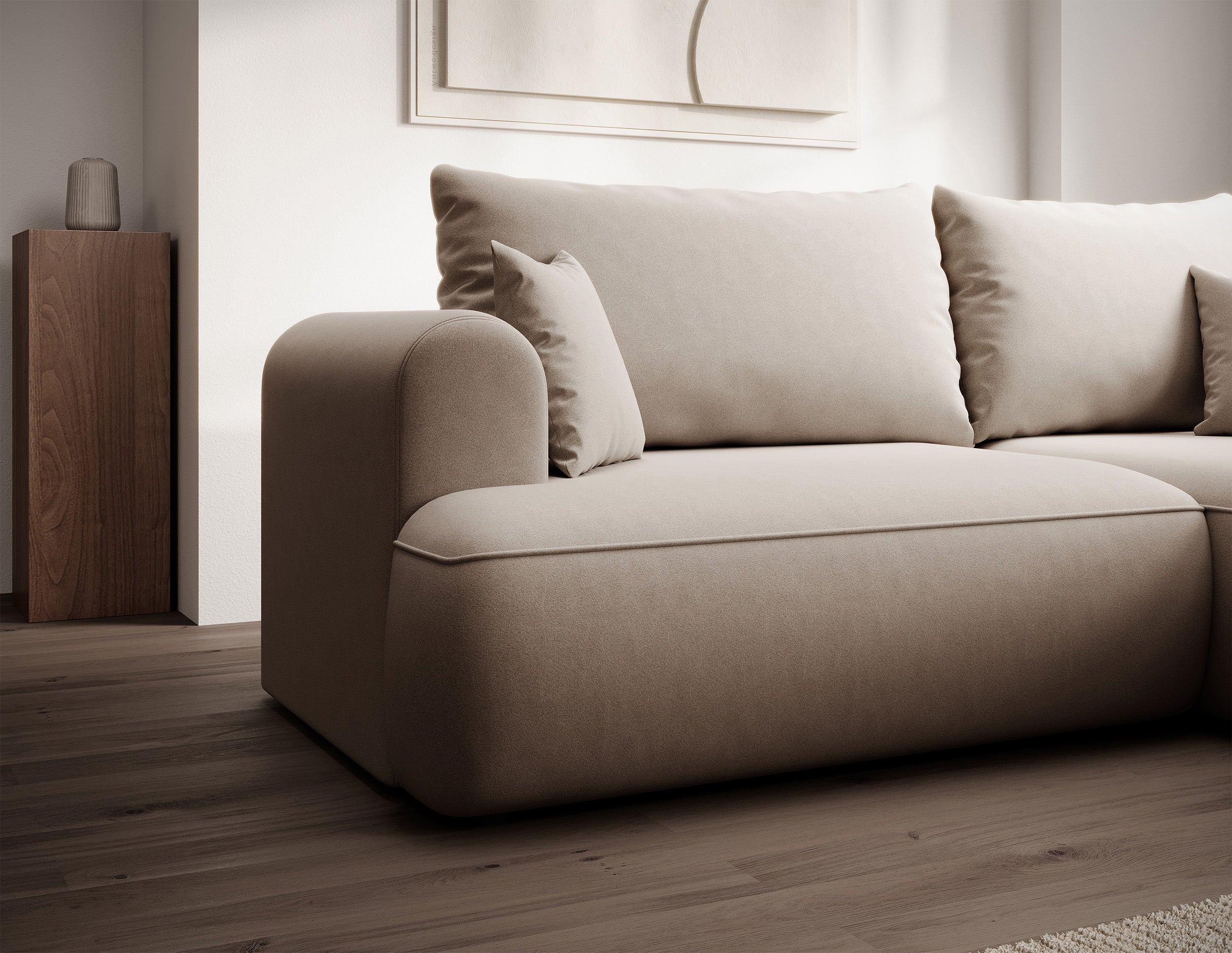 selsey-ovo-mini-ecksofa-rechts-l-form-mit-schlaffunktion-beige-velours image 4