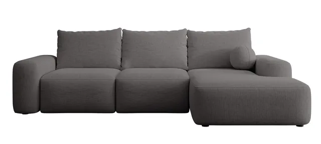 selsey-carnos-ecksofa-mit-schlaffunktion-l-form-rechts-dunkelgrauer-chenille-sto image 1