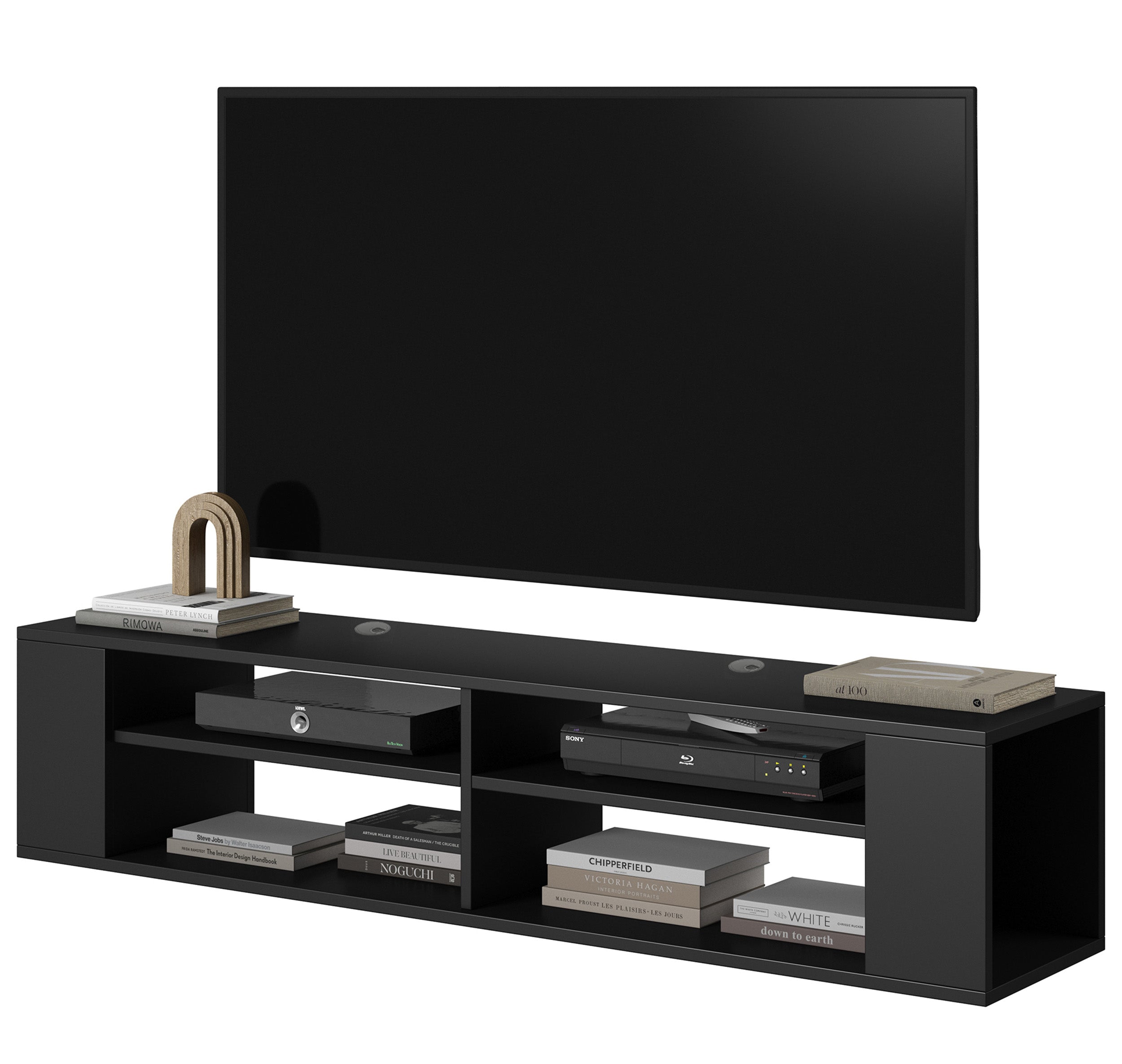 selsey-wall-tv-schrank-140-cm-schwarz image 2