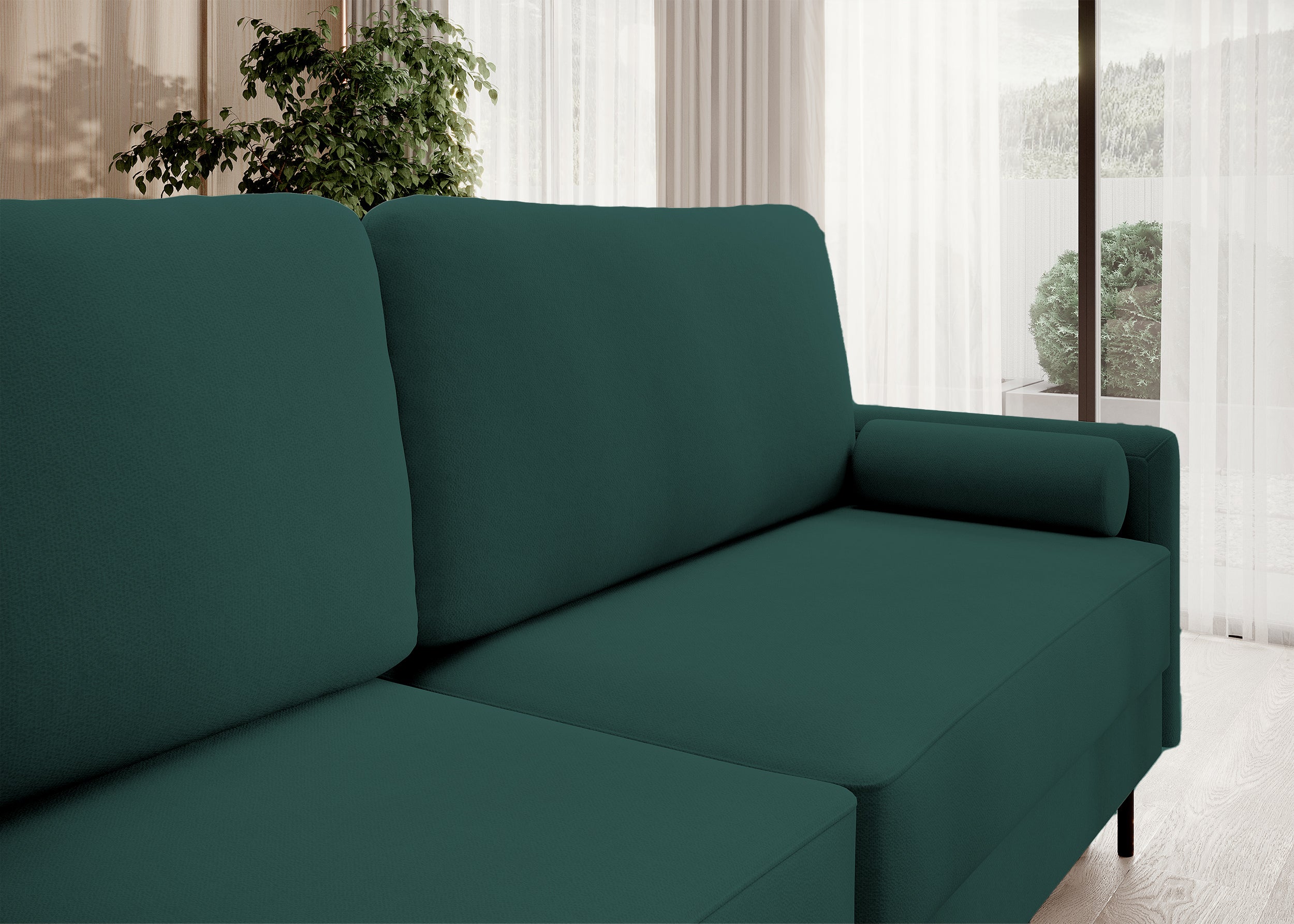 selsey-tomonde-3-sitzer-schlafsofa-mit-stauraum-smaragdgr-ner-velours image 7