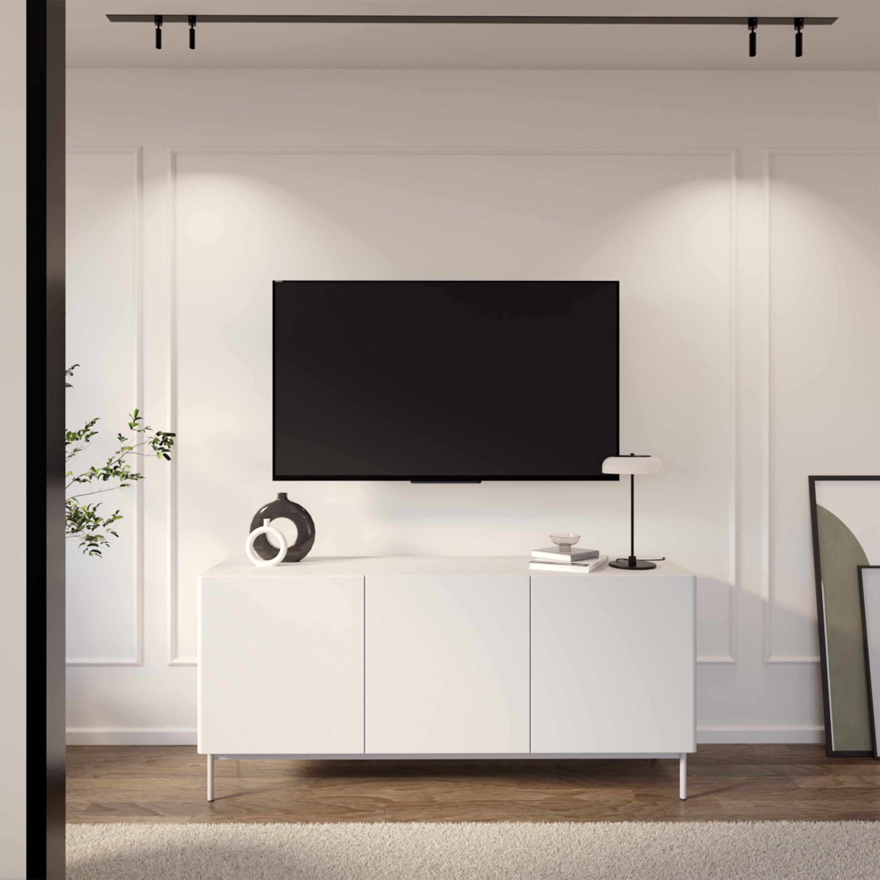 selsey-olio-tv-schrank-160-cm-dreit-rig-hoch-wei-mit-6-f-chern image 1