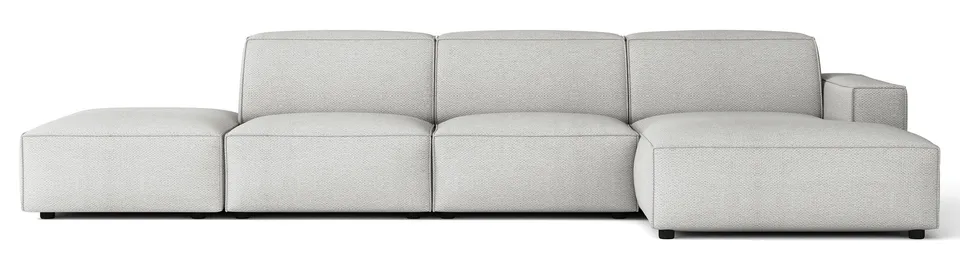selsey-sellmo-modulares-ecksofa-l-rechts-hellgrau-chenille-mit-pouf image 1