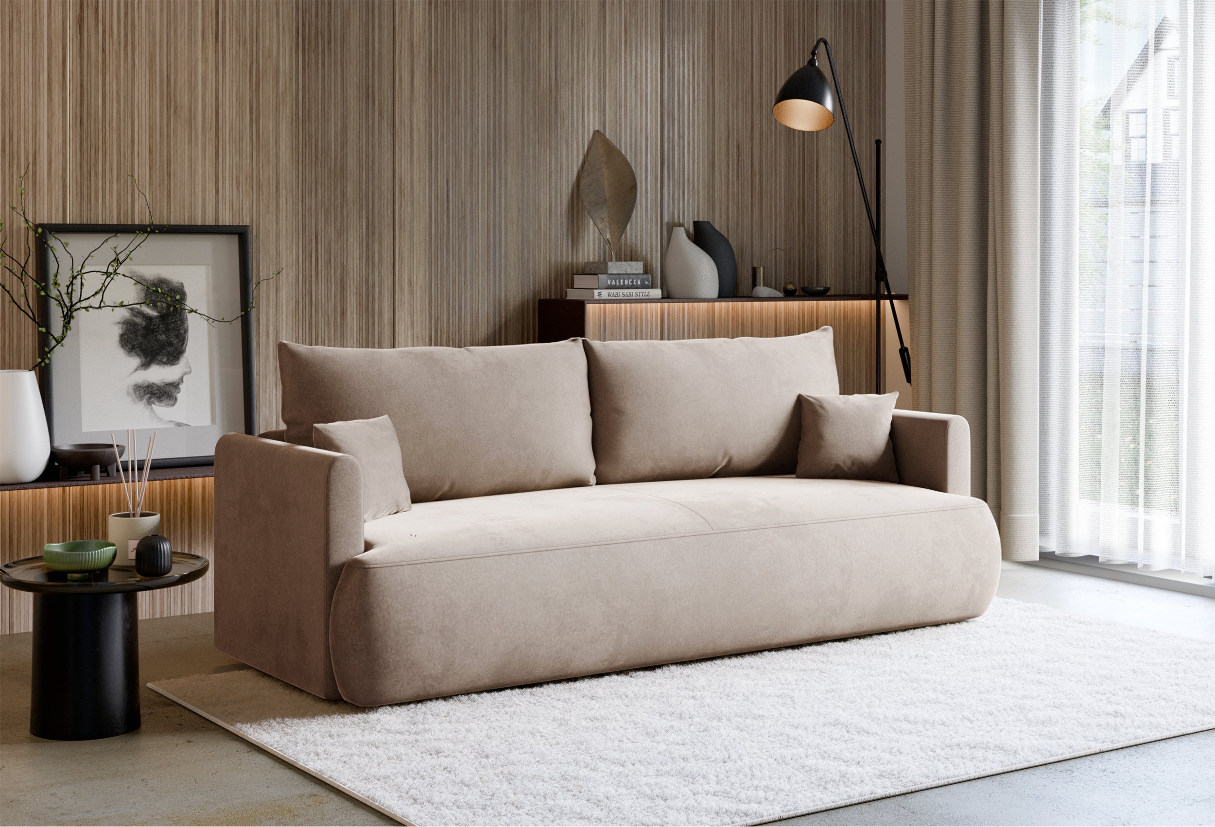 selsey-ovo-mini-drei-sitzer-schlafsofa-mit-stauraum-beige-velours image 4