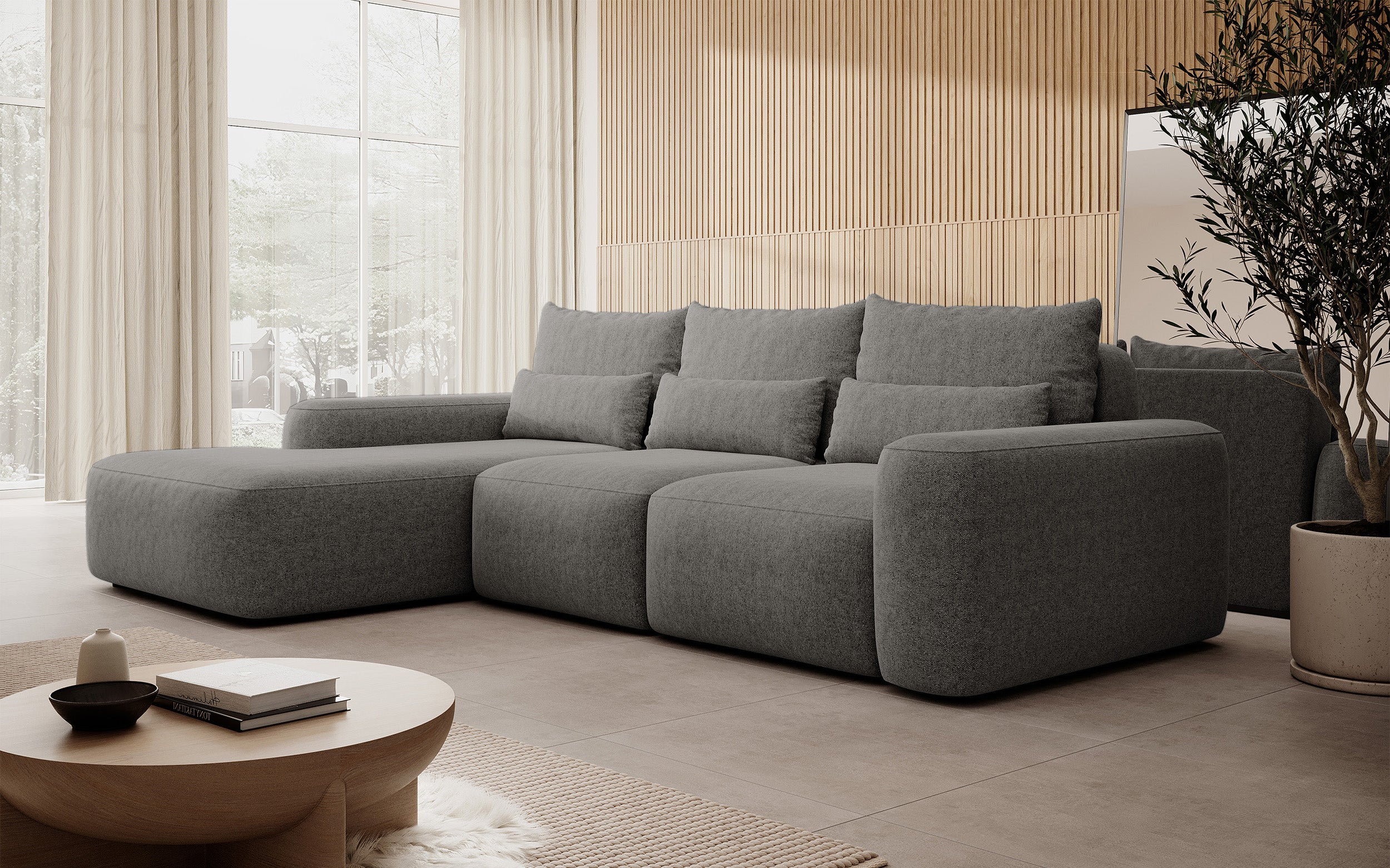 selsey-carnos-ecksofa-l-links-mit-schlaffunktion-dunkelgrau-hydrophober-chenille image 2